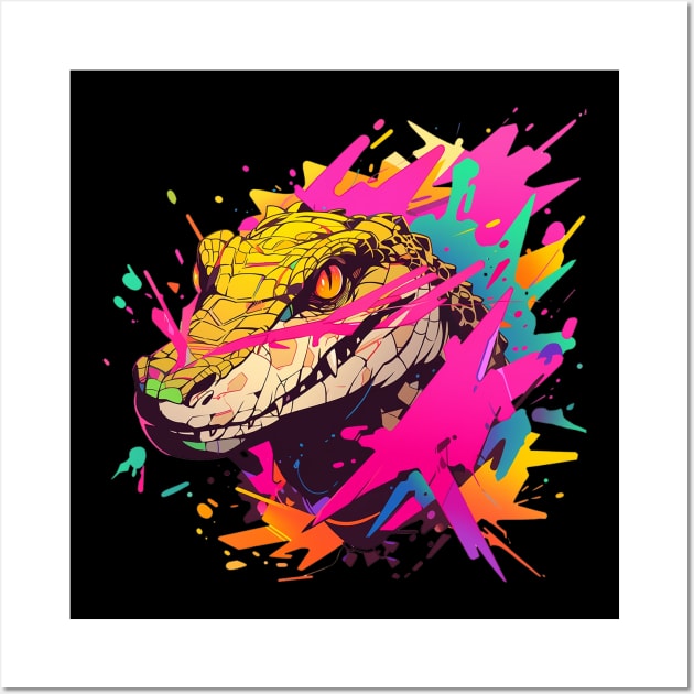 crocodile Wall Art by piratesnow